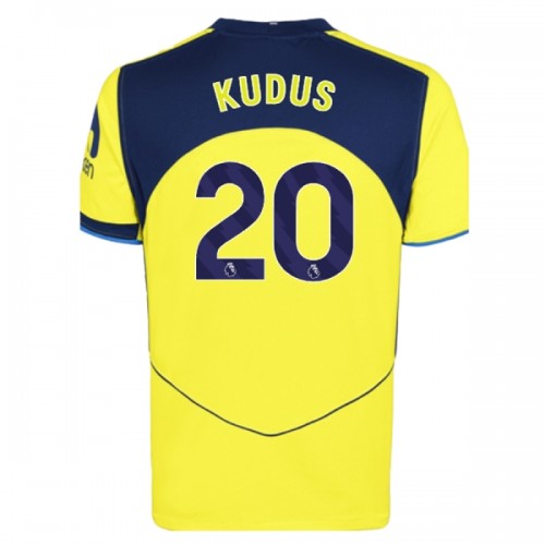Officiële Voetbalshirt Tottenham Hotspur Kudus 20 Derde 2025-26 - Heren Officiële Voetbalshirt Tottenham Hotspur Kudus 20 Derde 2025-26 - Heren